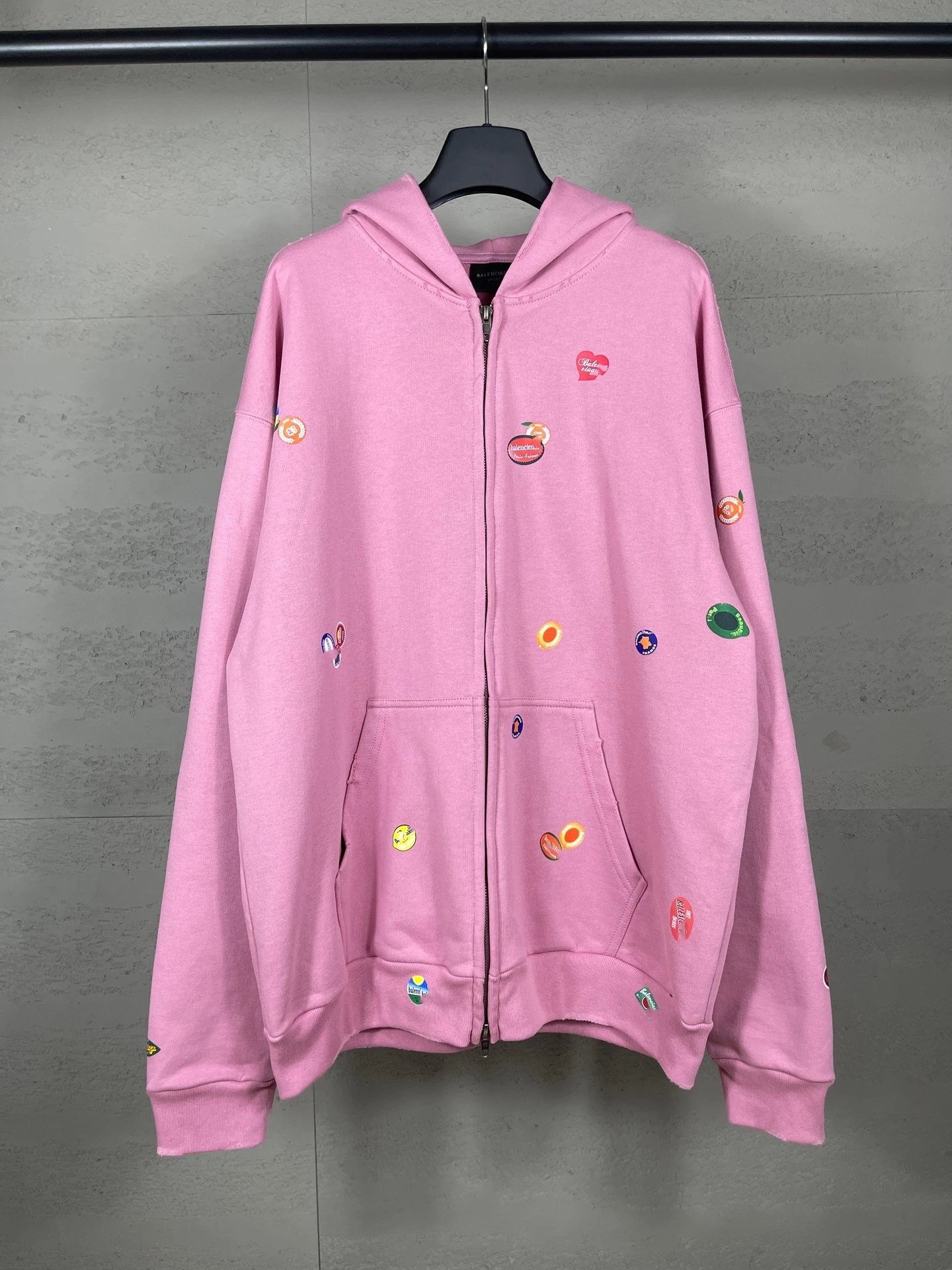 Gallery Dept. Patchwork Hoodie Gray - 8