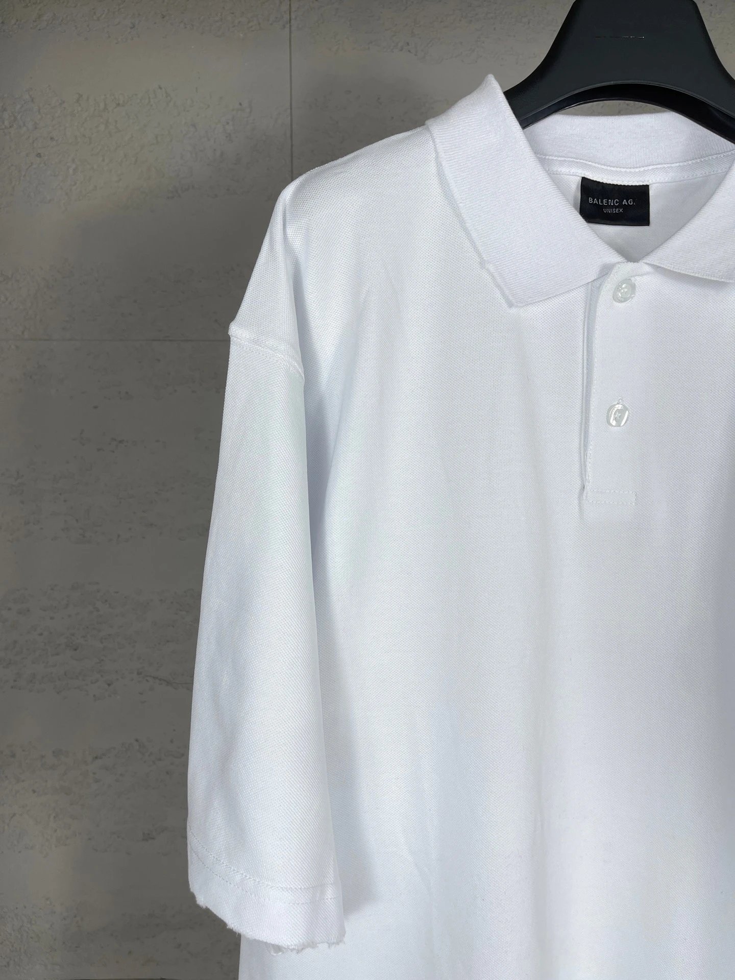 Balenciaga Logo-Embroidered Black Polo - 8