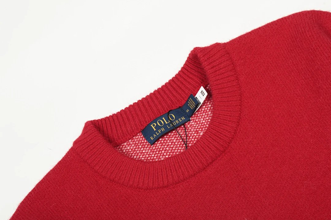 Polo Ralph Lauren Horse Motif Red Knit Sweater - 12