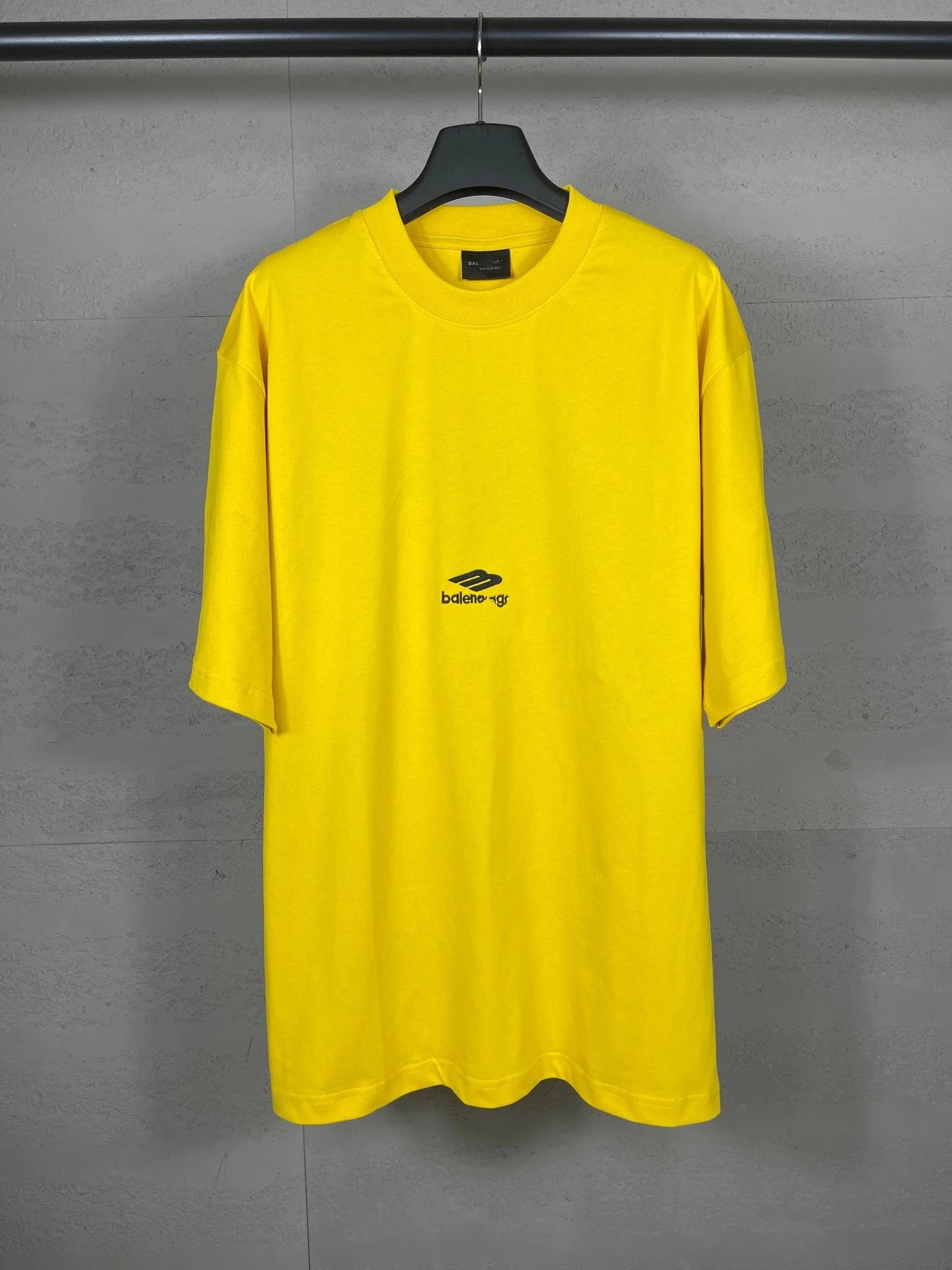 Balenciaga AG Logo Print Oversized T-Shirt Black - 7