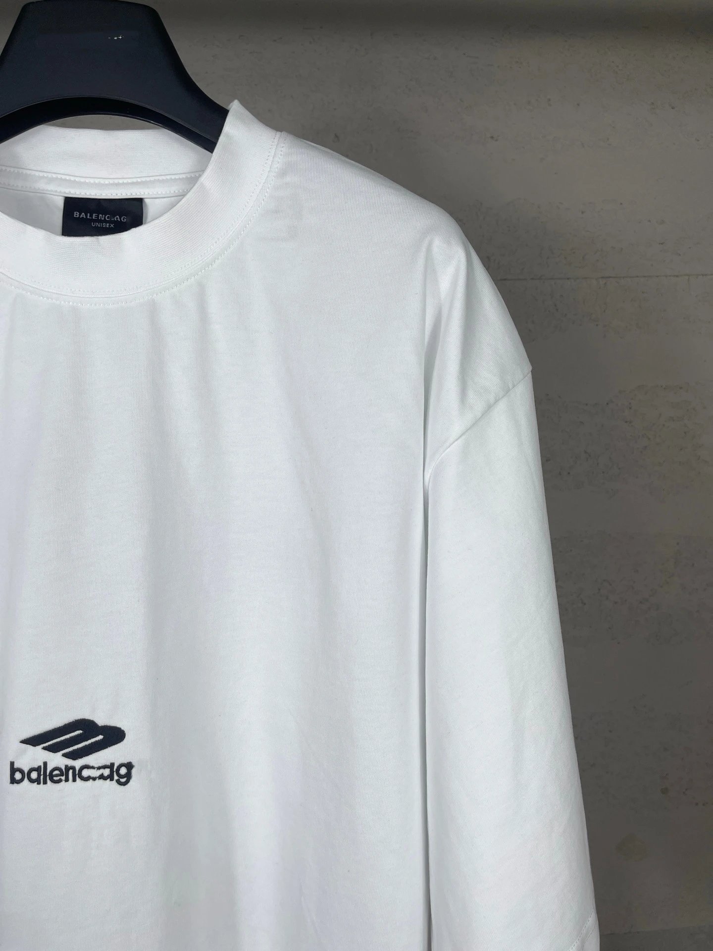 Balenciaga AG Logo Print Oversized T-Shirt Black - 14