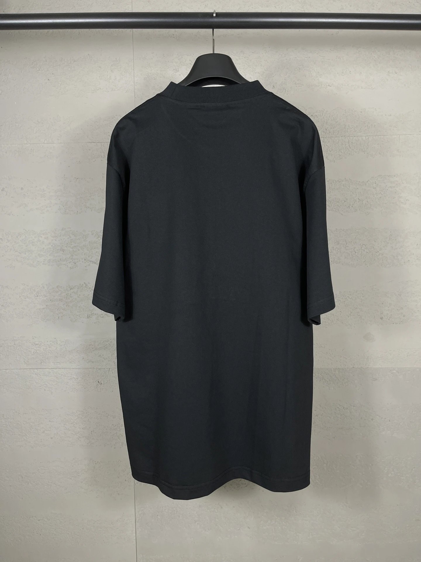 BALENCIAGA 'If Found' Graphic Print Black T-Shirt - 12