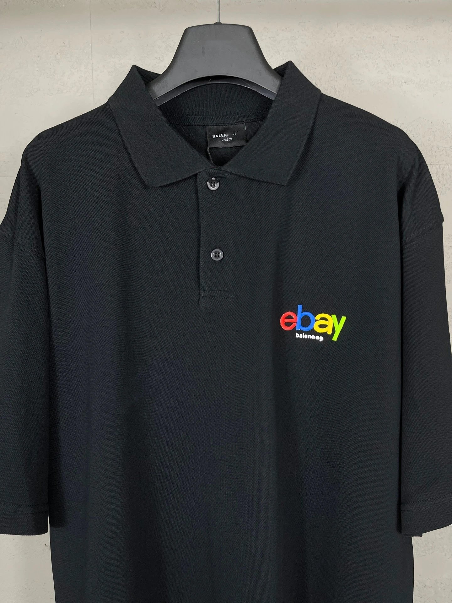 Balenciaga x eBay Rainbow Logo Polo Black - 11