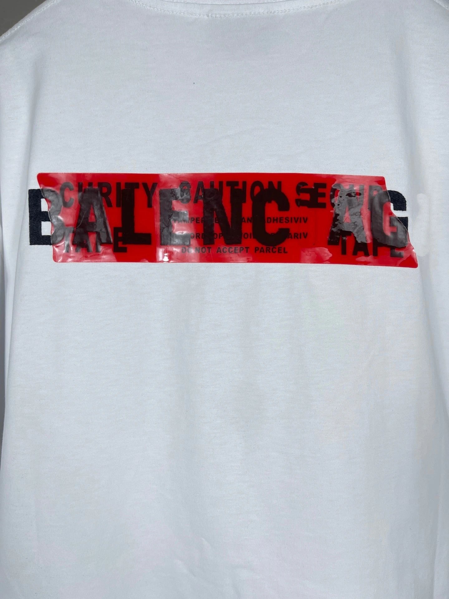 Balenciaga Logo Patch T-Shirt Light Blue - 13