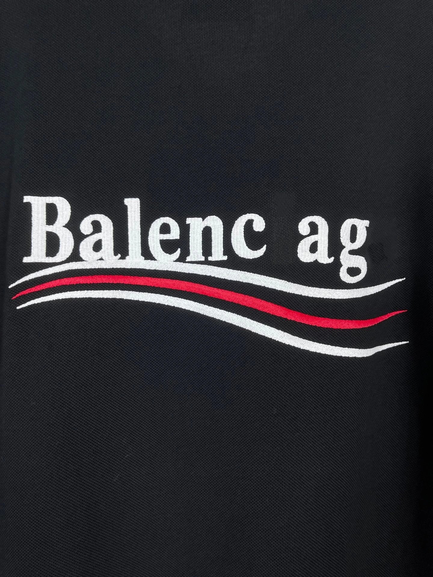 Balenciaga Balenc ag Logo White Polo - 14