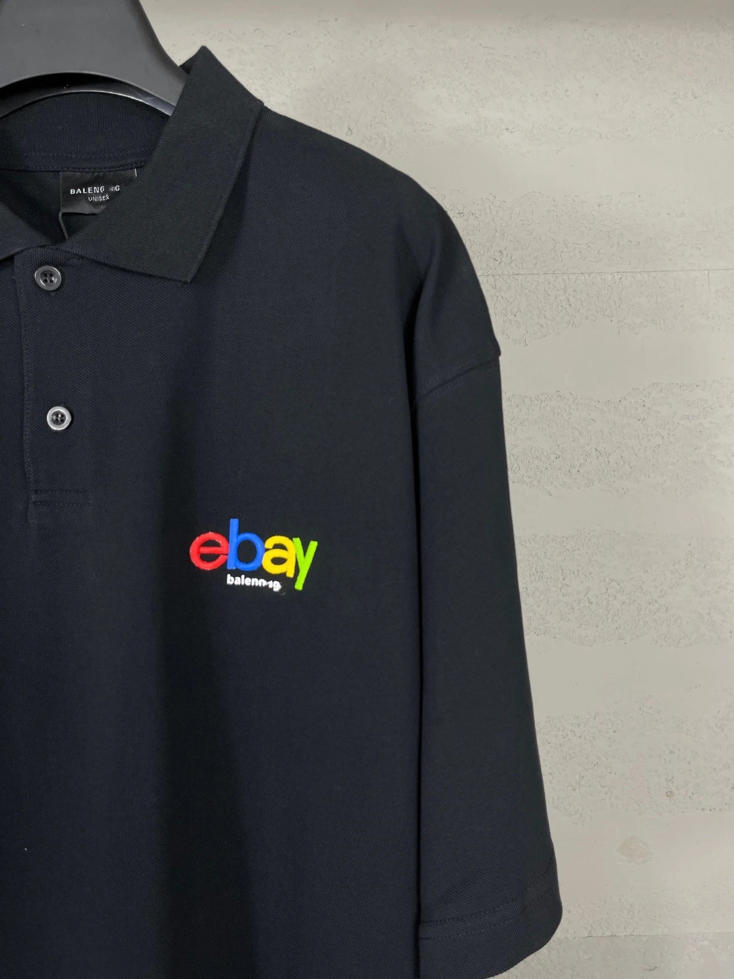Balenciaga x eBay Rainbow Logo Polo Black - 12