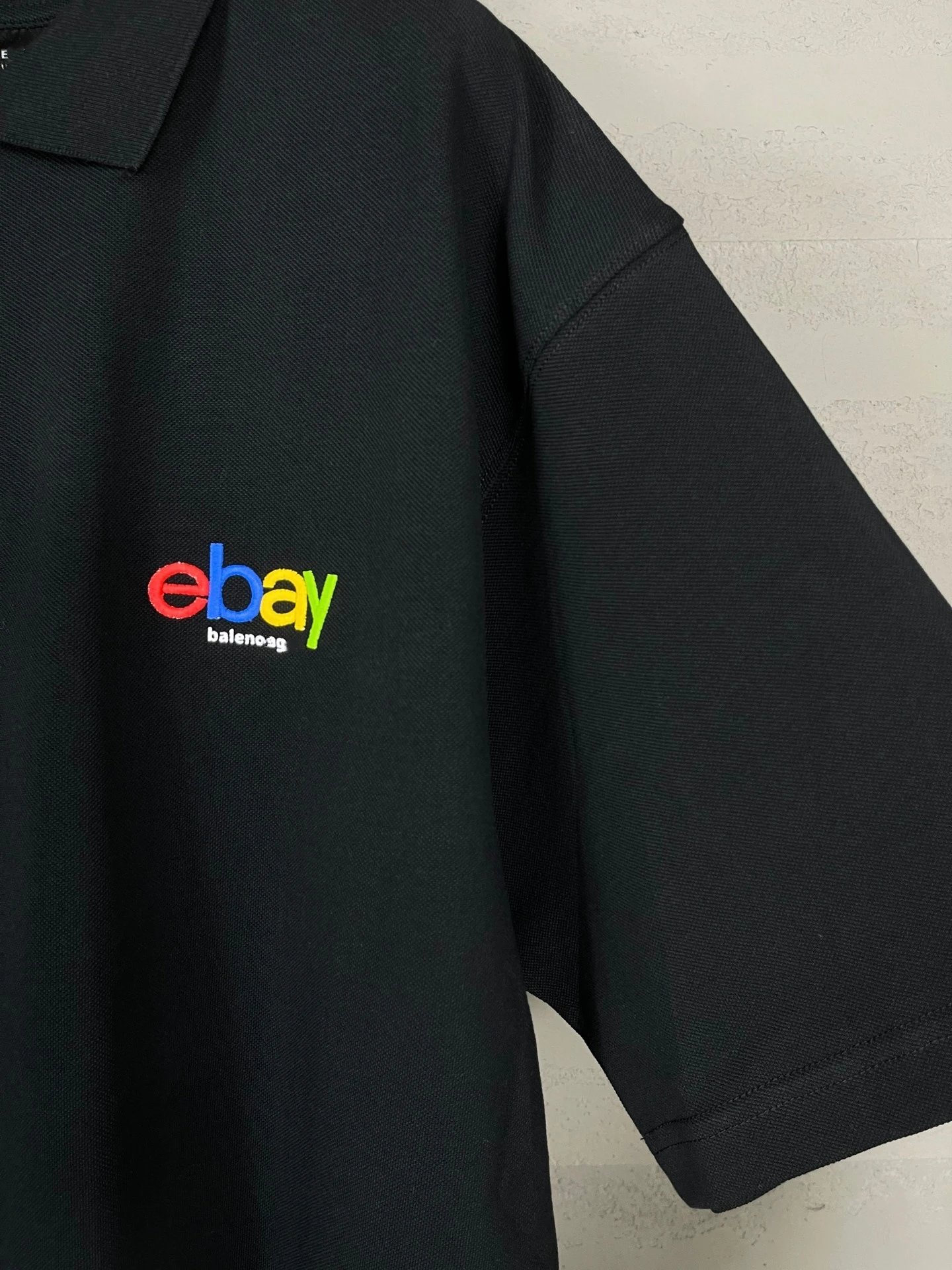 Balenciaga x eBay Rainbow Logo Polo Black - 9