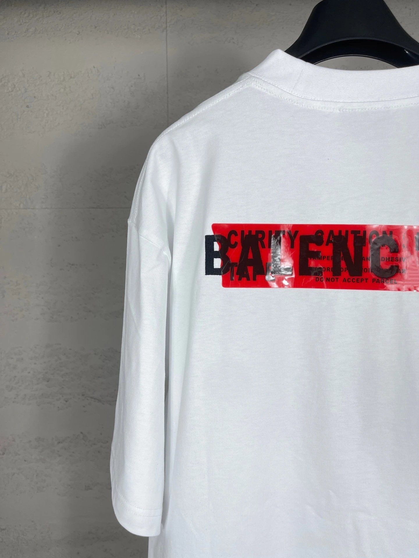 Balenciaga Logo Patch T-Shirt Light Blue - 17