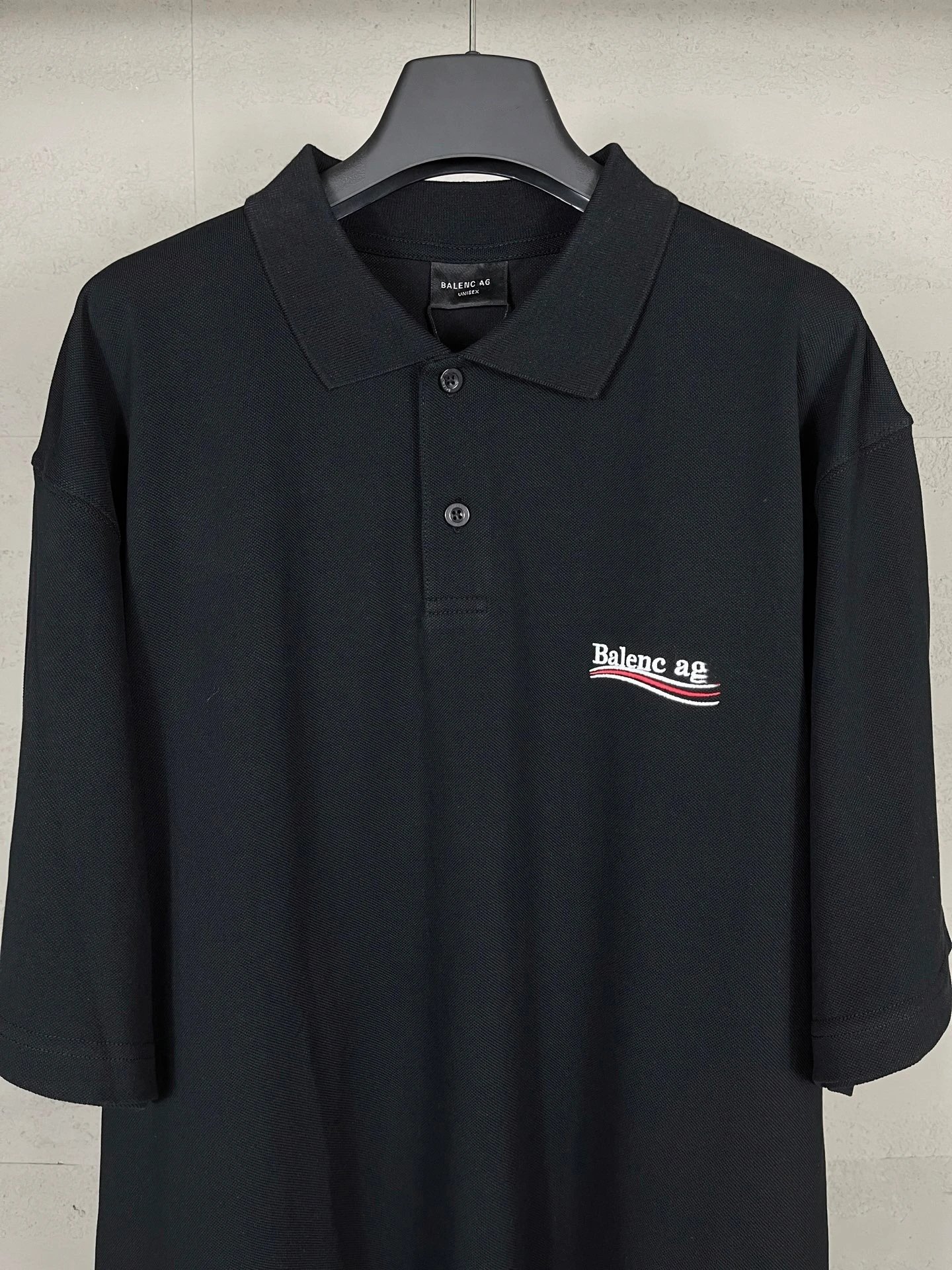 Balenciaga Balenc ag Logo White Polo - 11