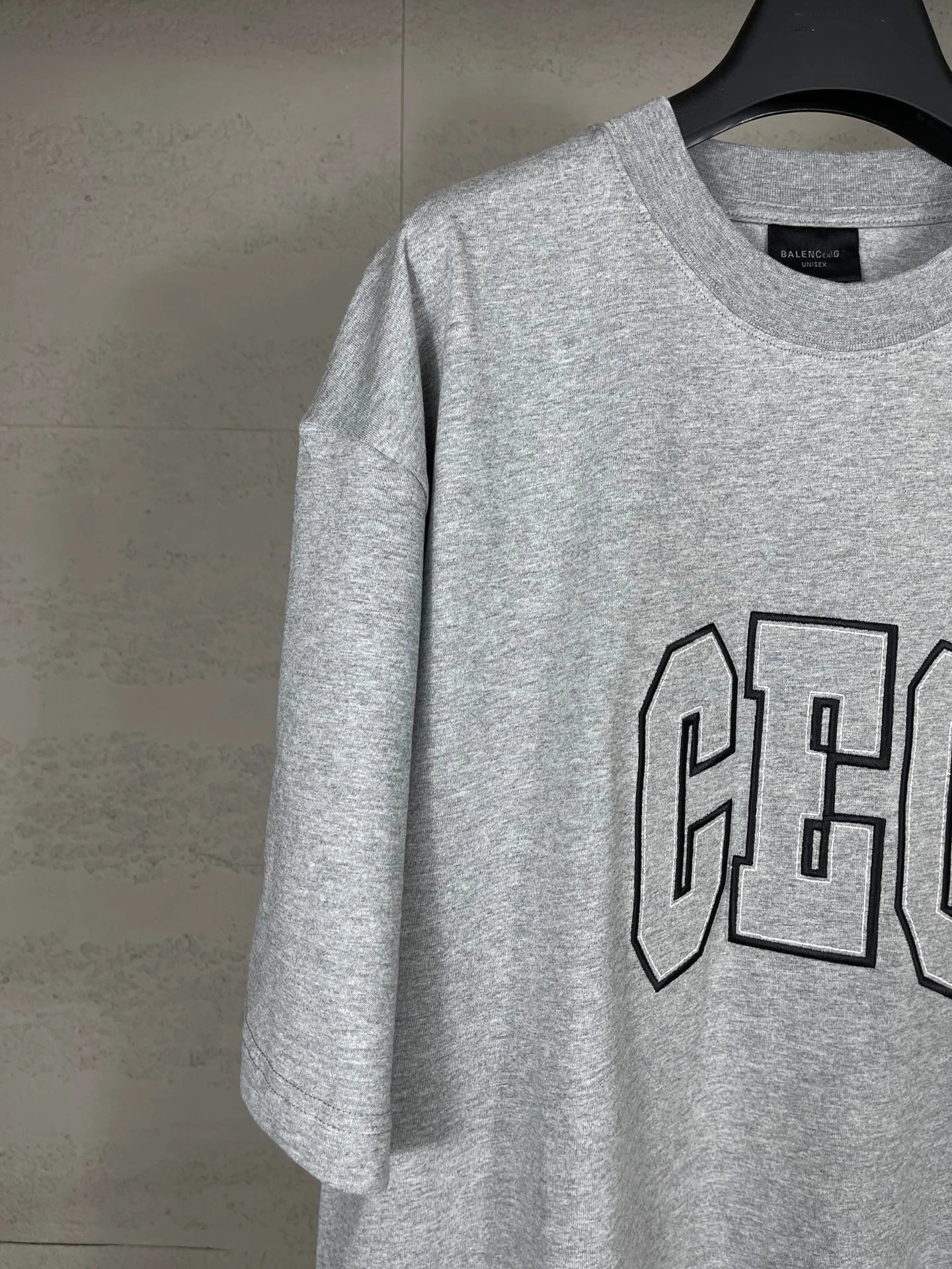 Balenciaga CEO Graphic Print Gray T-Shirt - 10