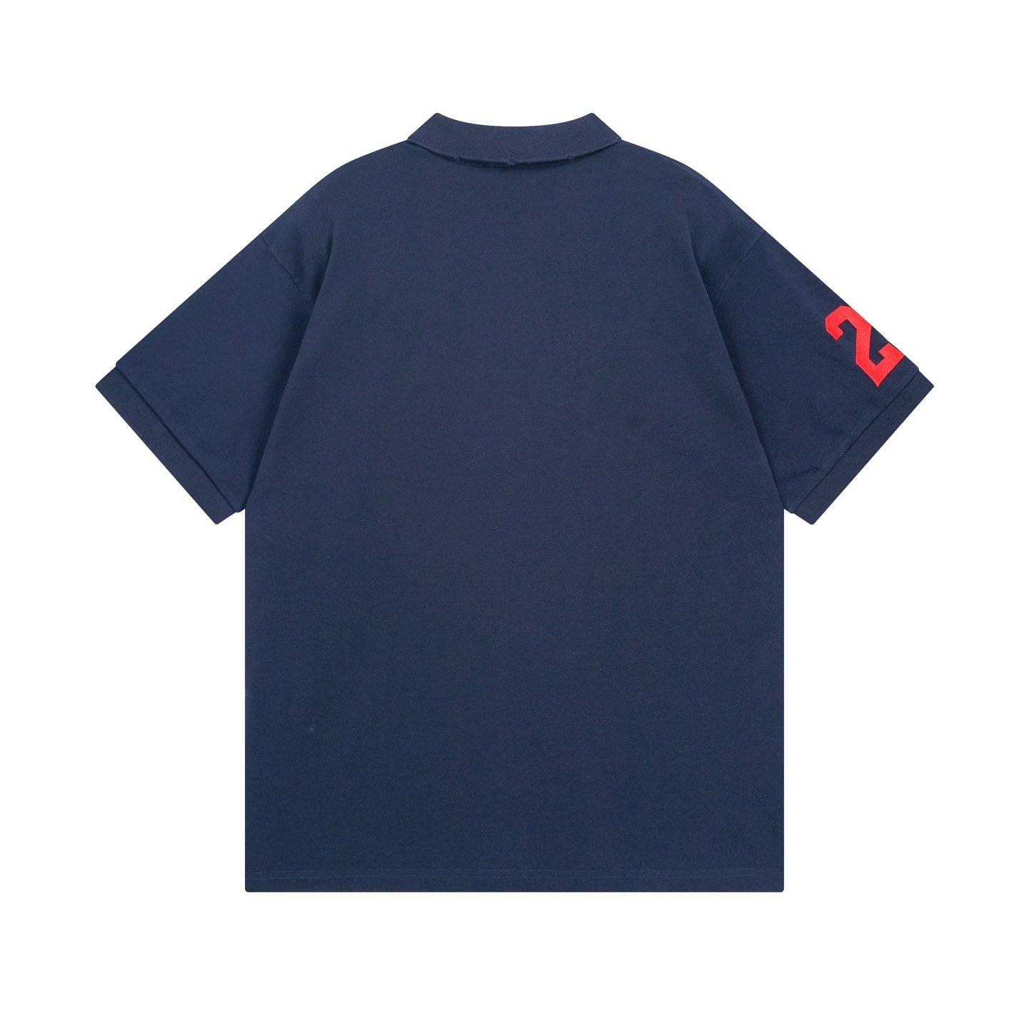Balenciaga Paris Polo Navy Blue - 9