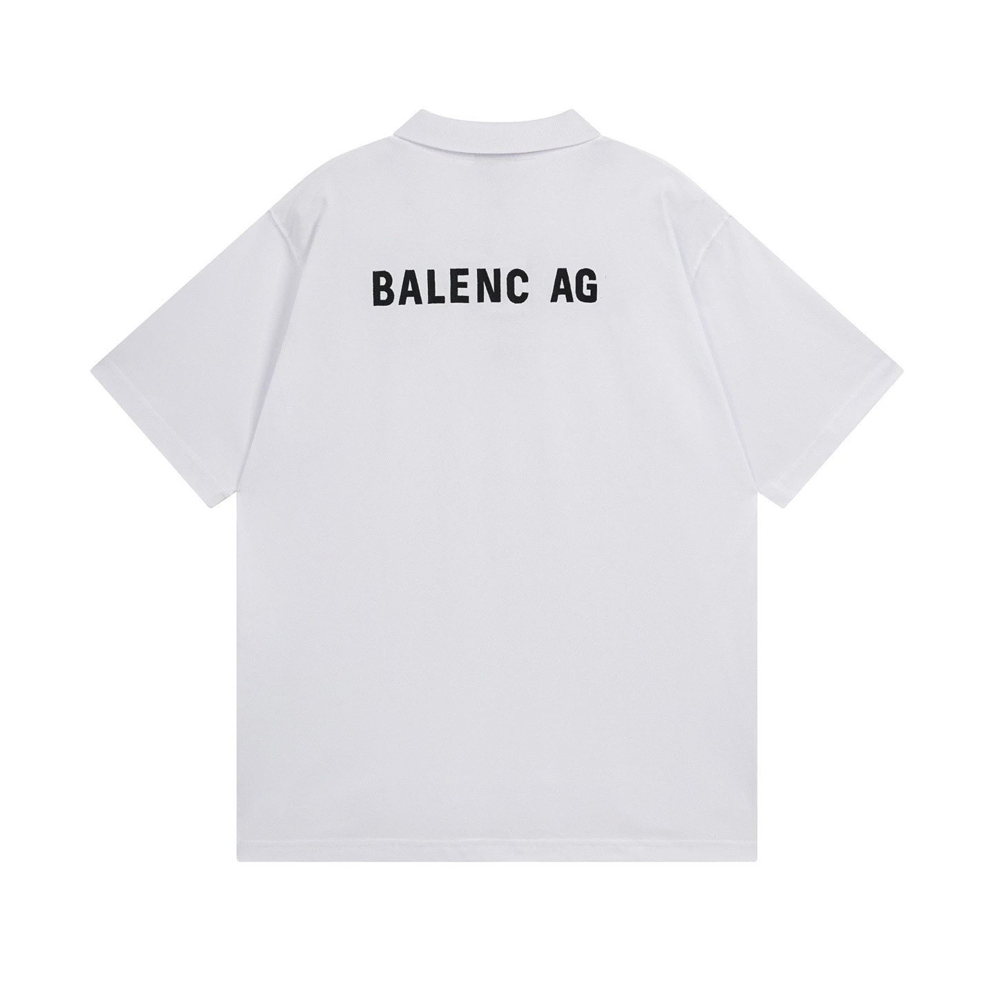 Balenciaga Logo-Embroidered Black Polo - 3