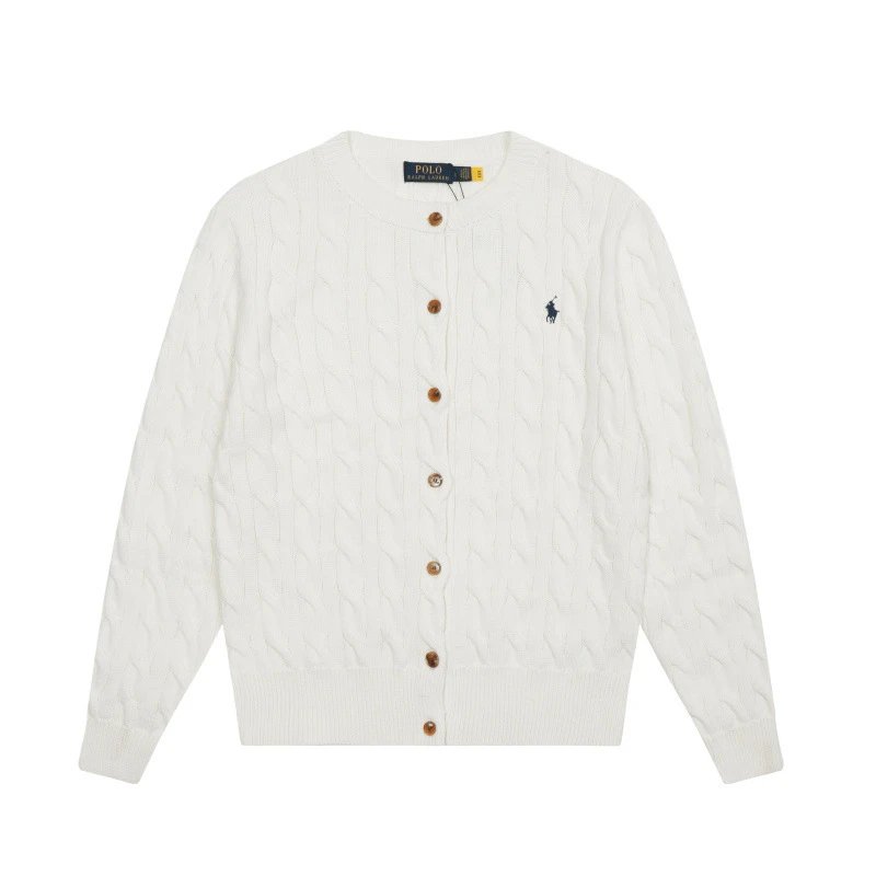 Ralph Lauren Cable Knit Cardigan Forest Green Cardigan - 42