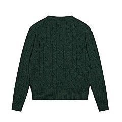 Ralph Lauren Cable Knit Cardigan Forest Green Cardigan - 28