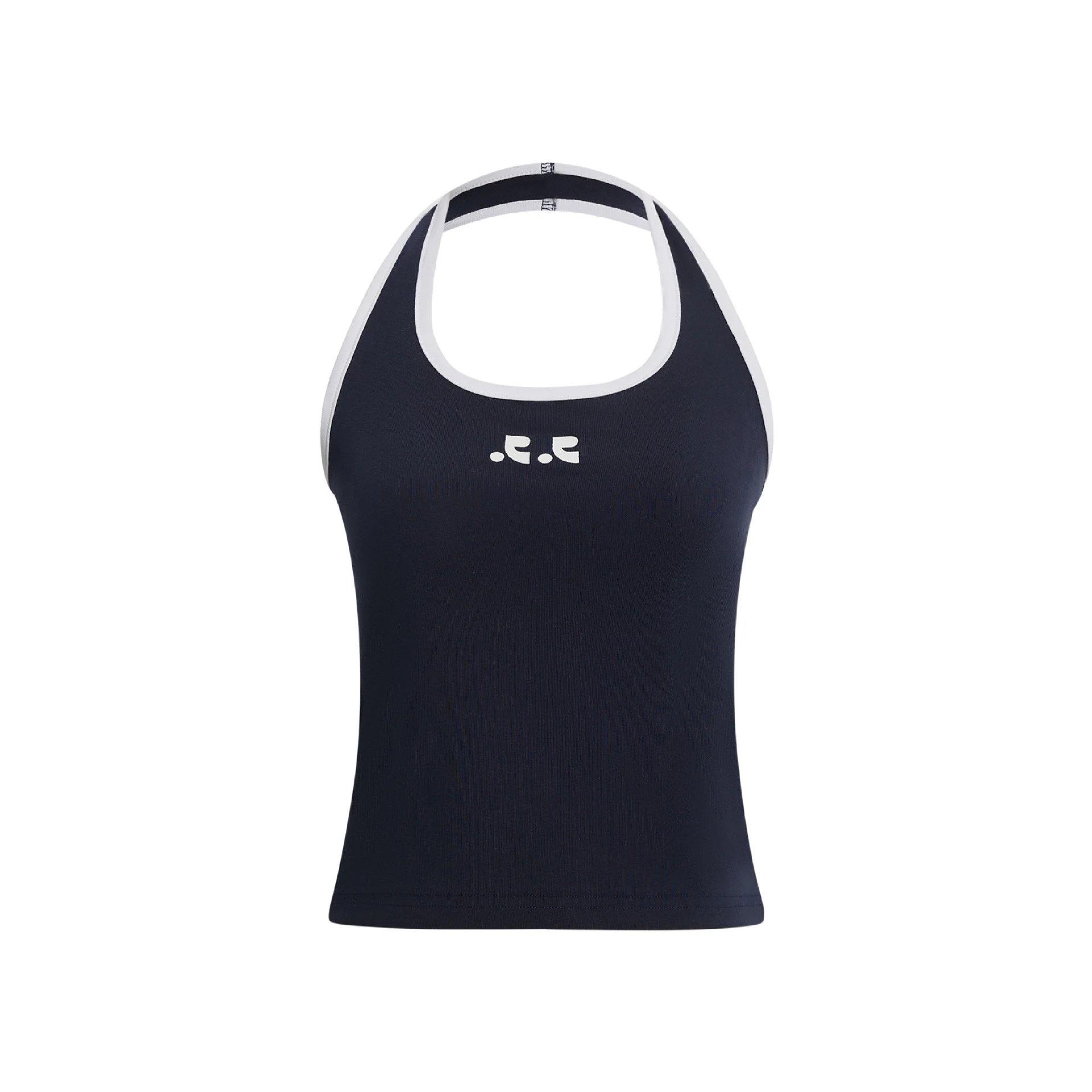 GRA Halter Neck Tank Top Gray - 9