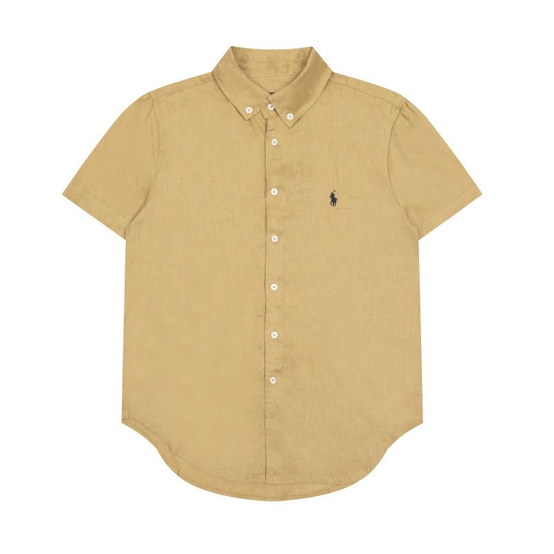 Polo Ralph Lauren Classic Fit Short-Sleeve Oxford Shirt Red - 32