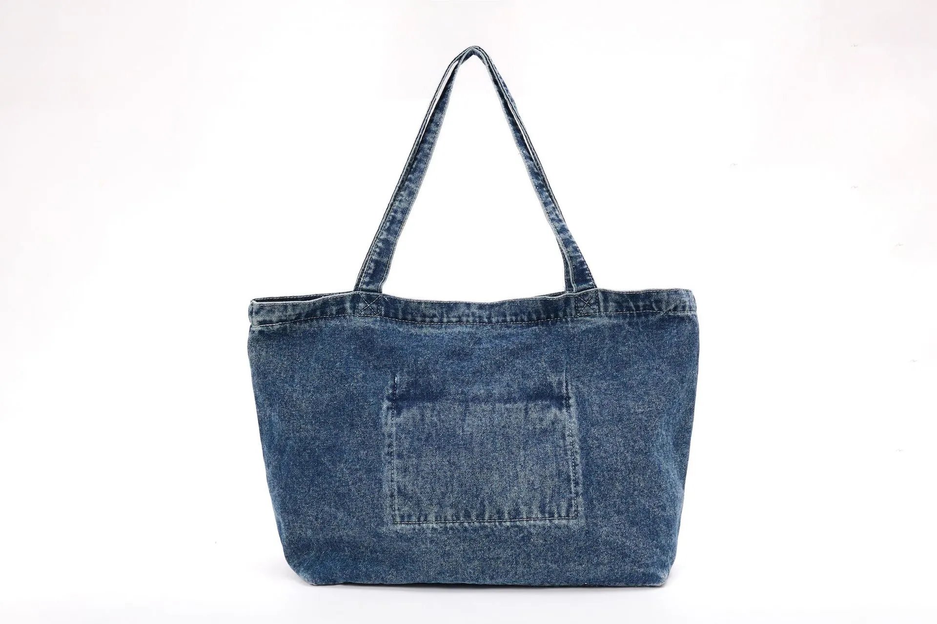Matin Kim Denim Tote Bag Black - 24