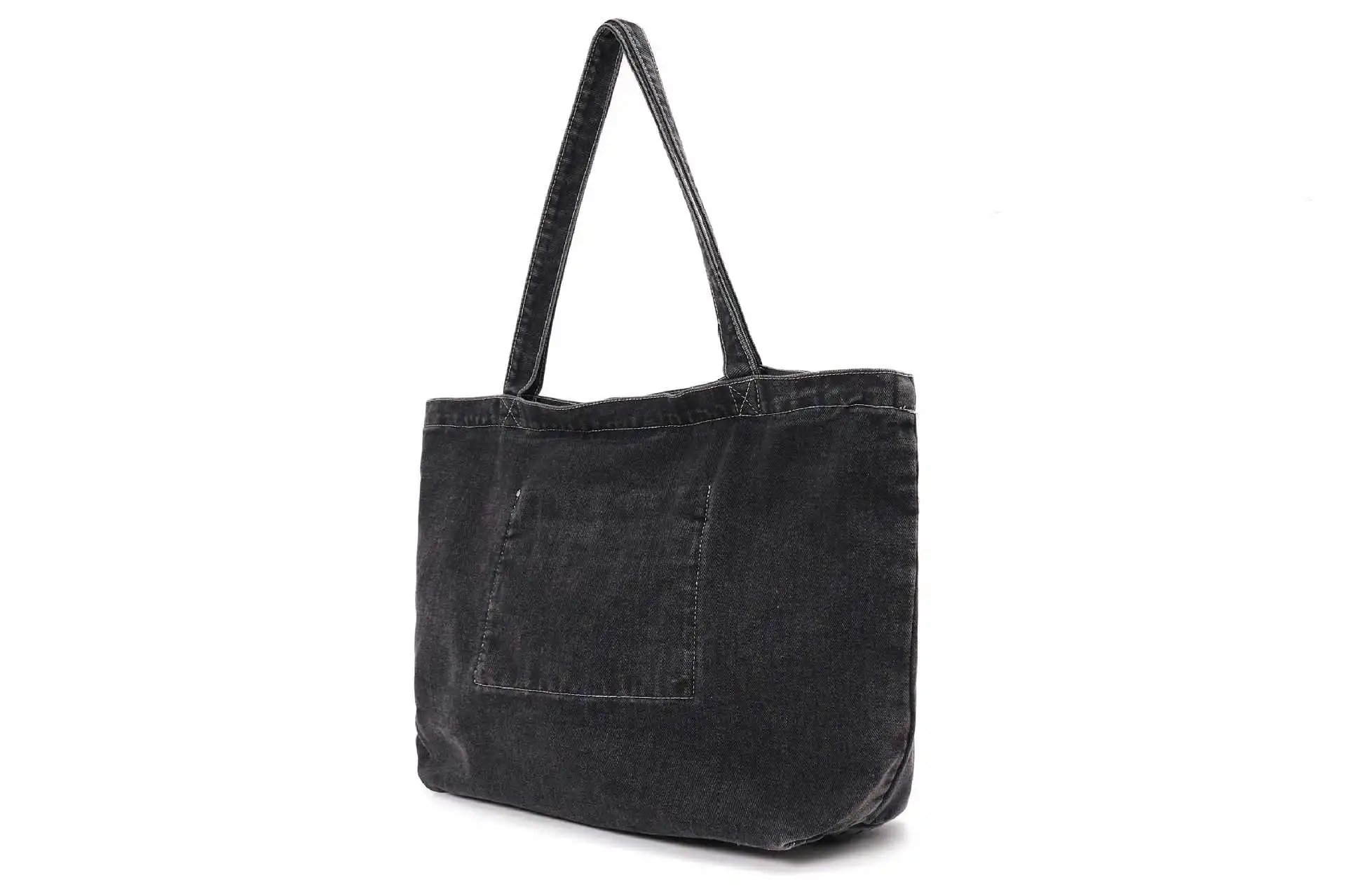 Matin Kim Denim Tote Bag Black - 38