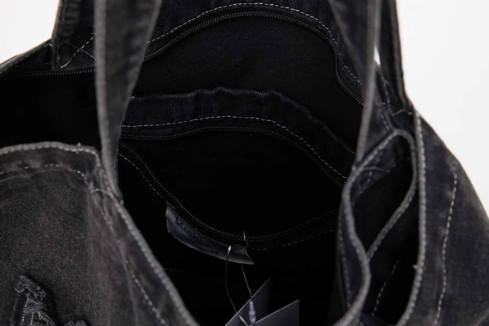 Matin Kim Denim Tote Bag Black - 41