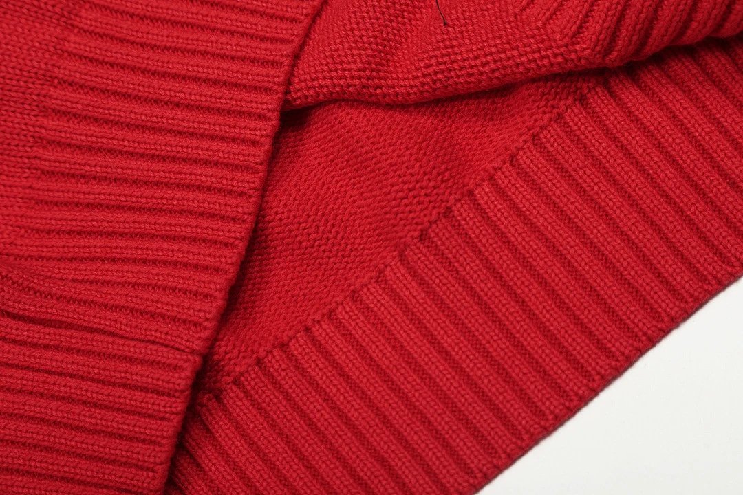 Polo Ralph Lauren Bear Knit Sweater Red - 6