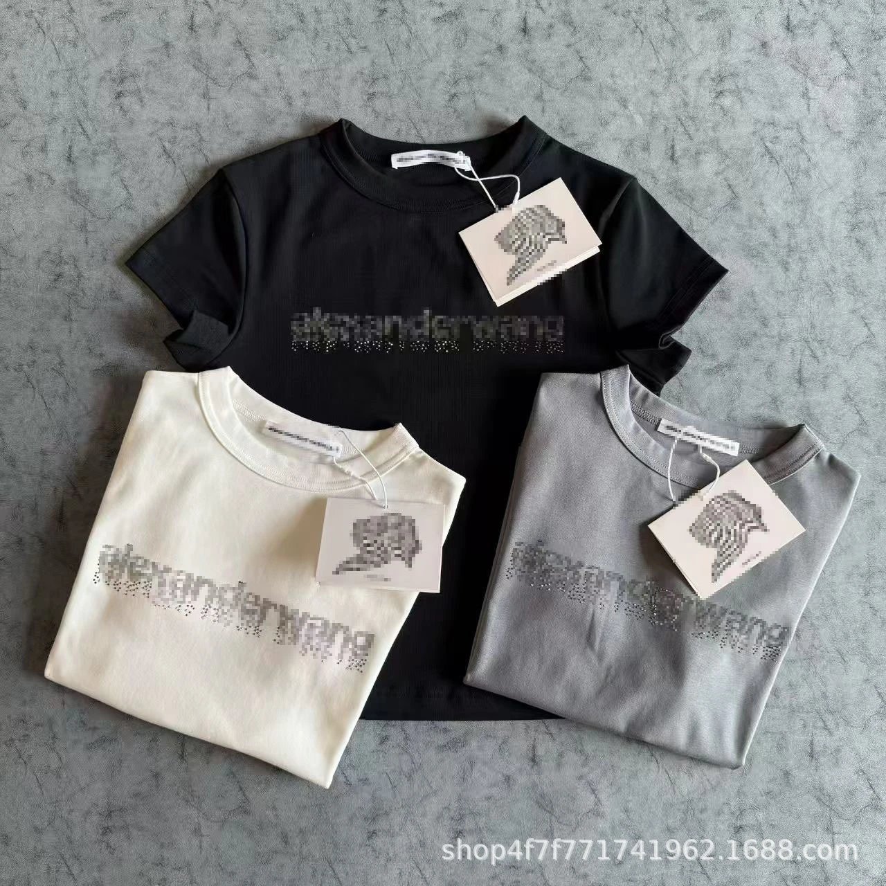 Alexander McQueen Logo-Print White T-Shirt and Denim Jeans Set - 3