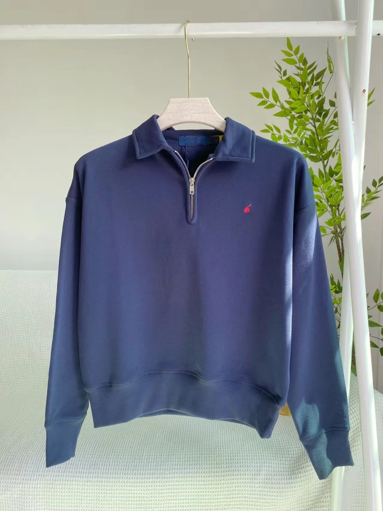 Polo Ralph Lauren Half-Zip Pullover Gray Sweatshirt - 7