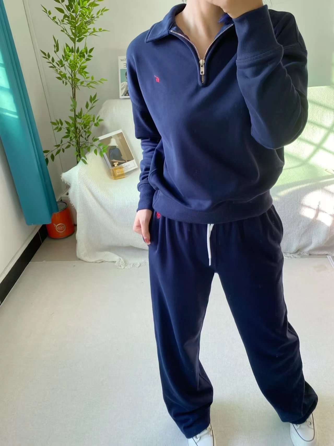 Polo Ralph Lauren Half-Zip Pullover Gray Sweatshirt - 9