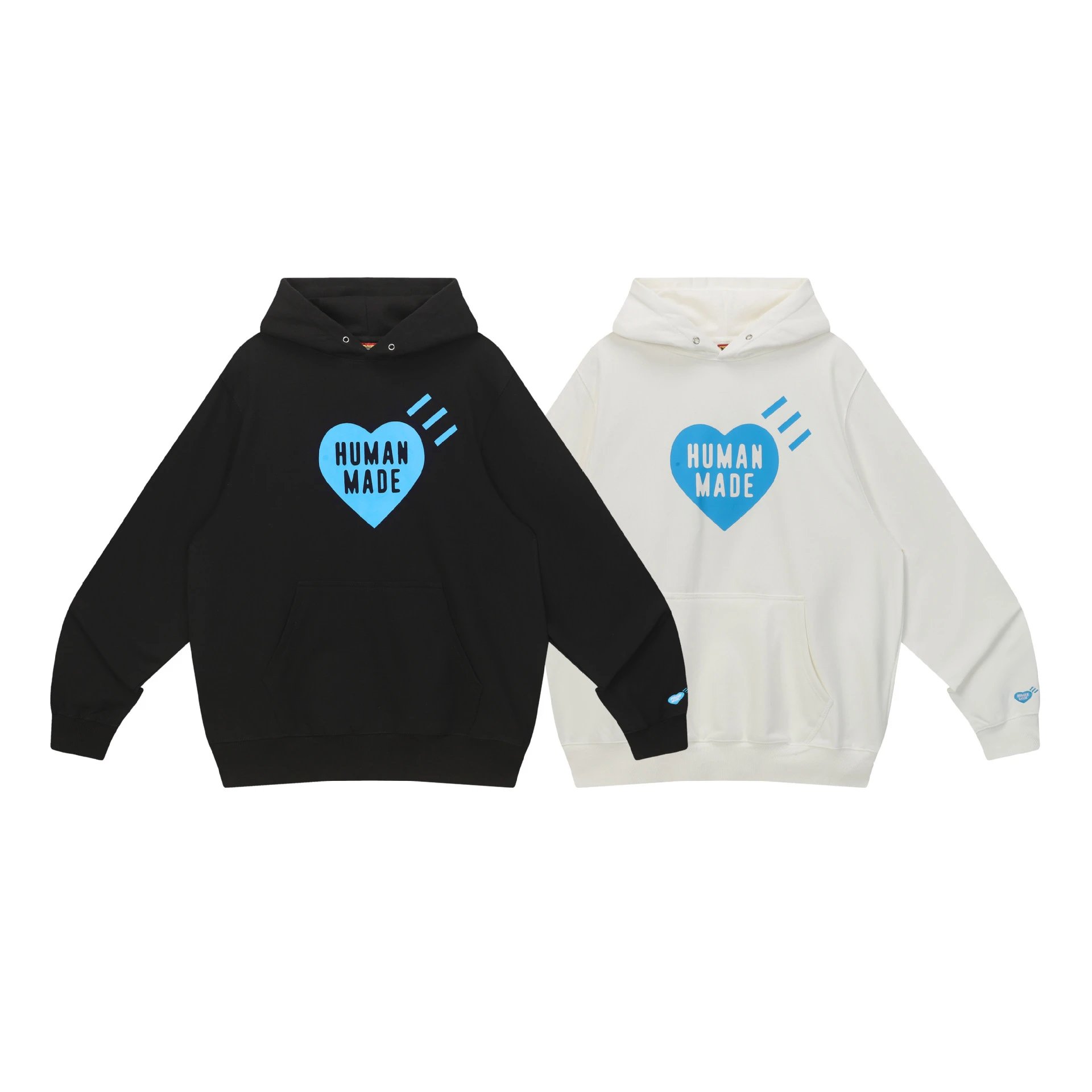 Human Made Heart Logo Hoodie Off-White - 2