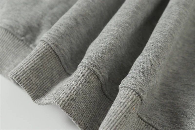 GRA Ghost Girl Ruffle Hoodie Gray - 18
