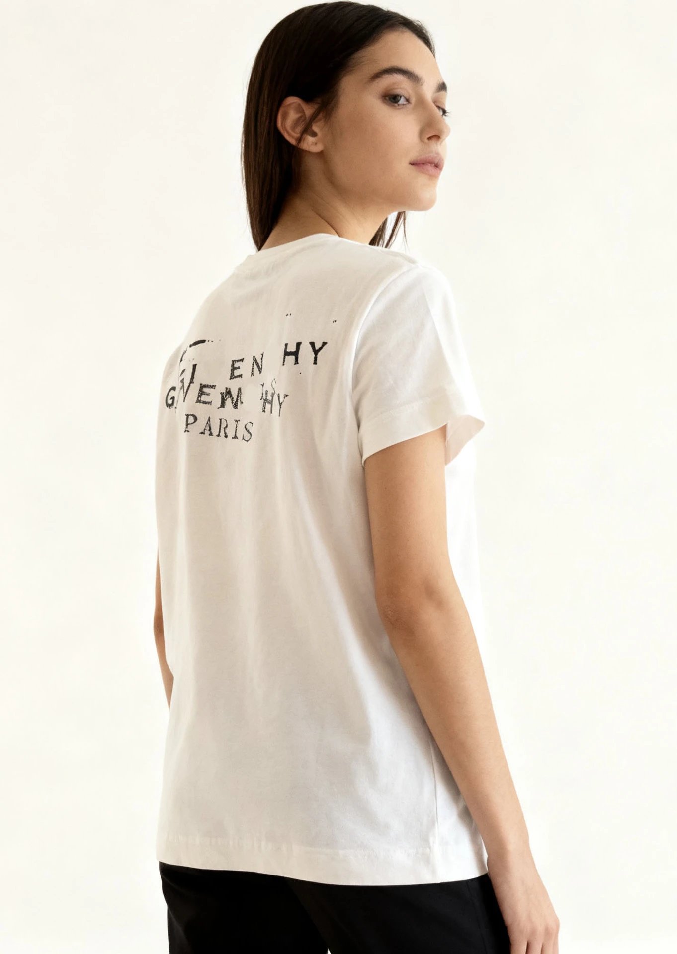 Givenchy Logo-Print White T-Shirt - 6