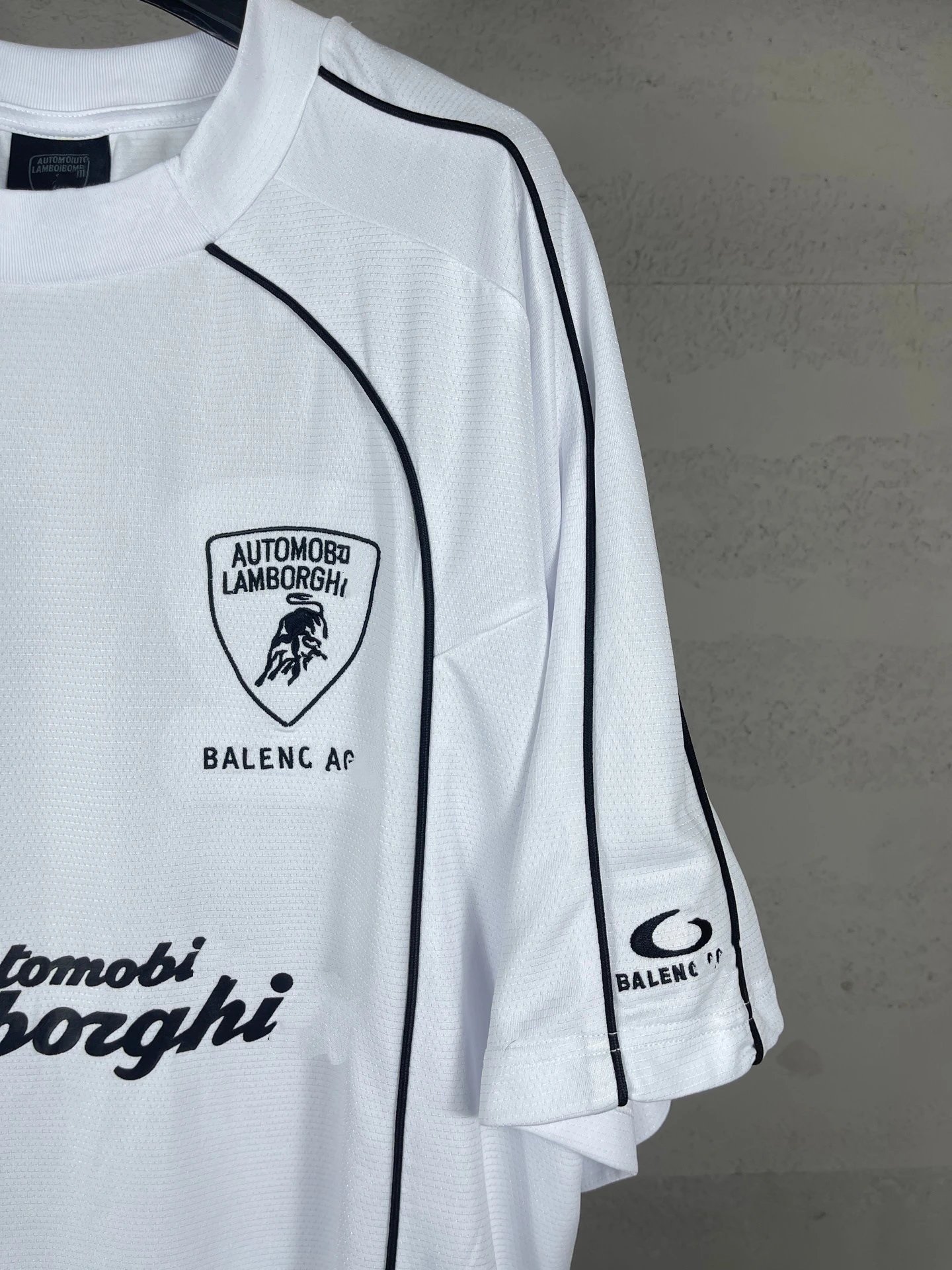 Balenciaga AG Logo Jersey White - 13