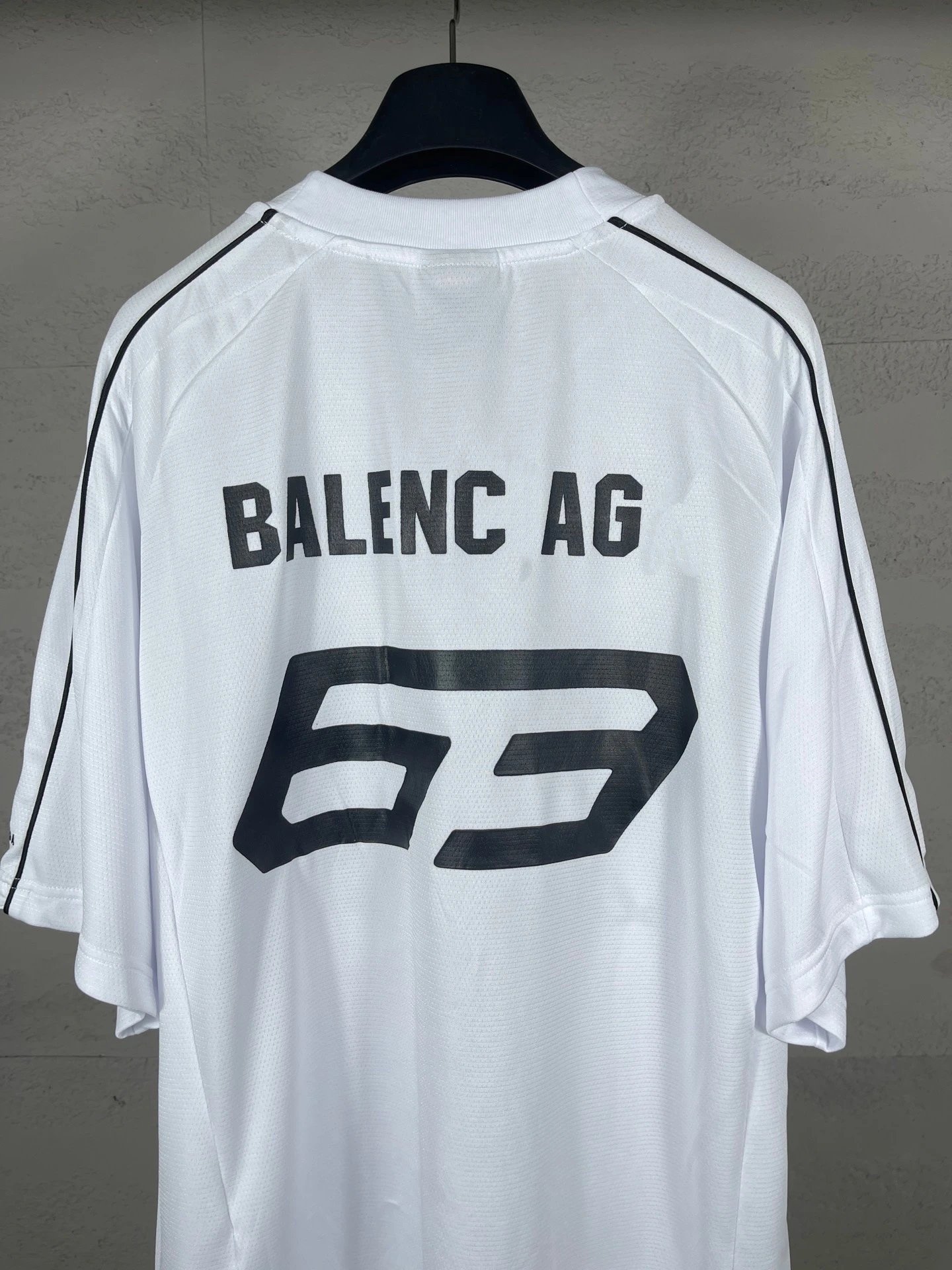Balenciaga AG Logo Jersey White - 14
