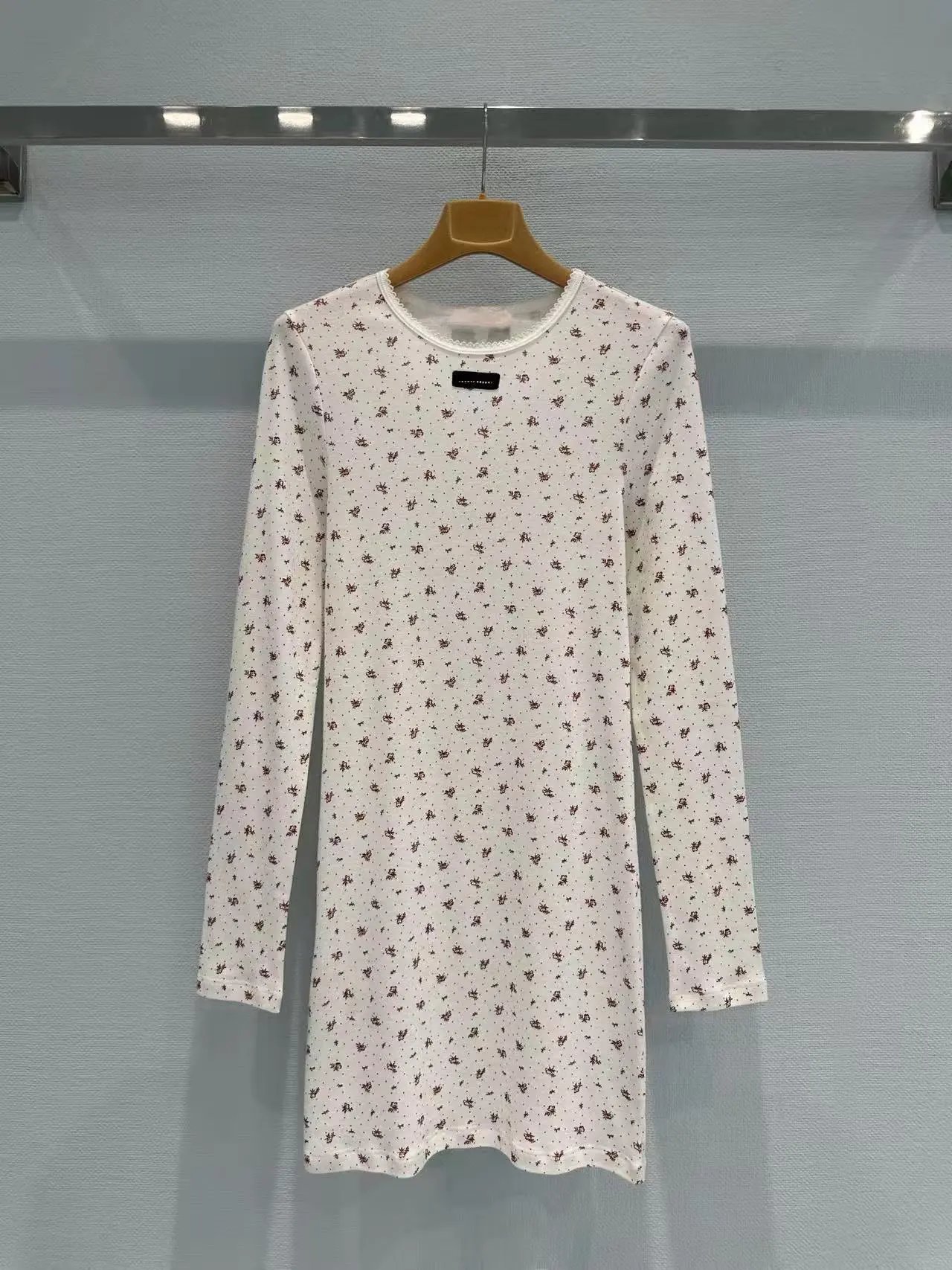 Saint Tears Floral Print Long-Sleeve Base-Layer White - 8