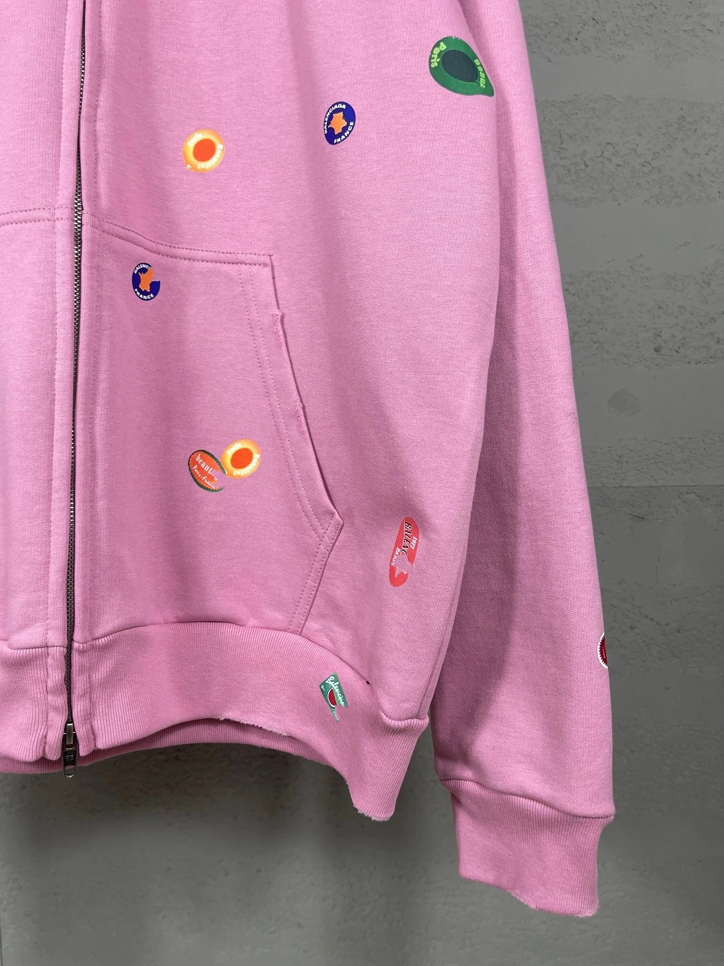 Gallery Dept. Patchwork Hoodie Gray - 10