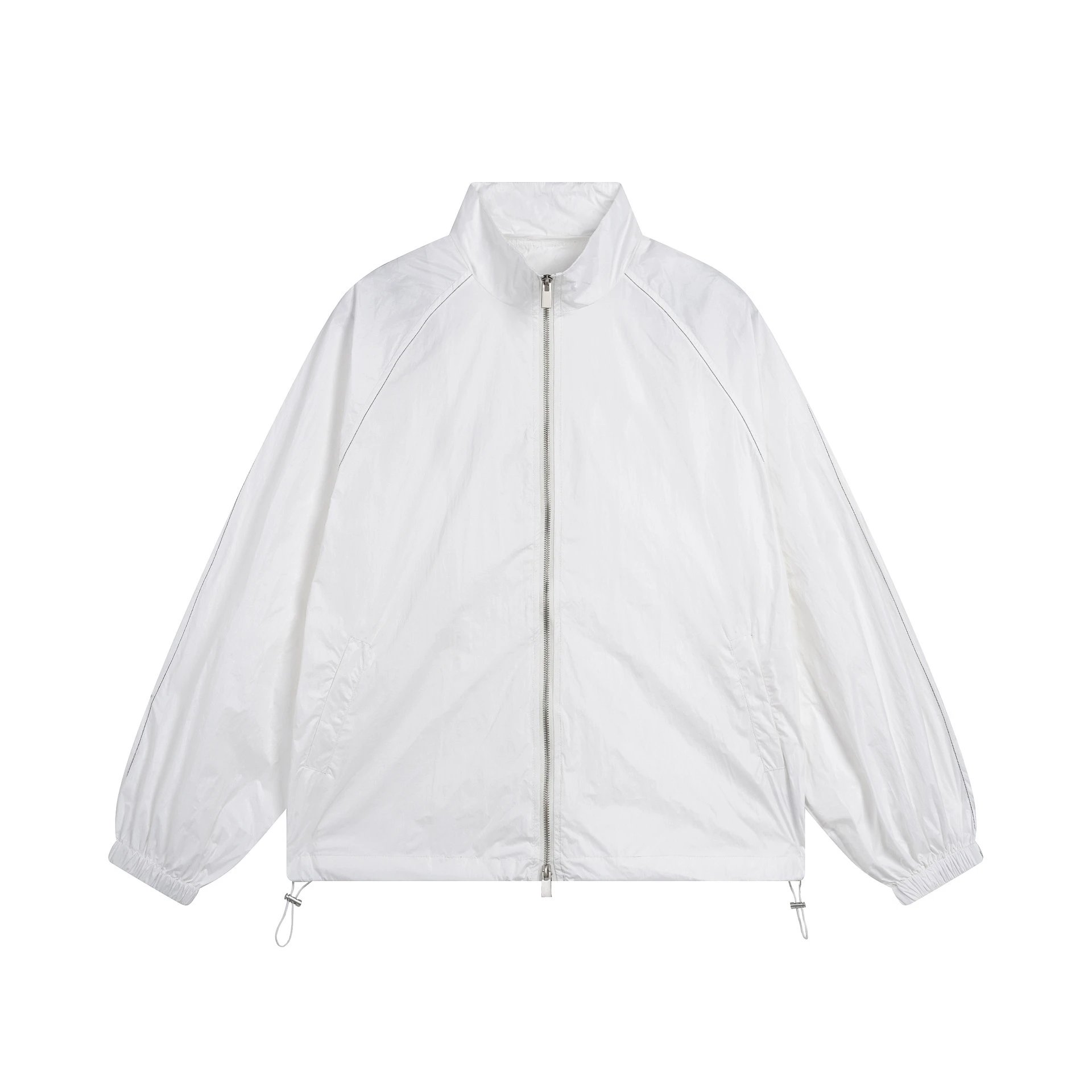 Matin Kim Windbreaker White Outerwear - 5