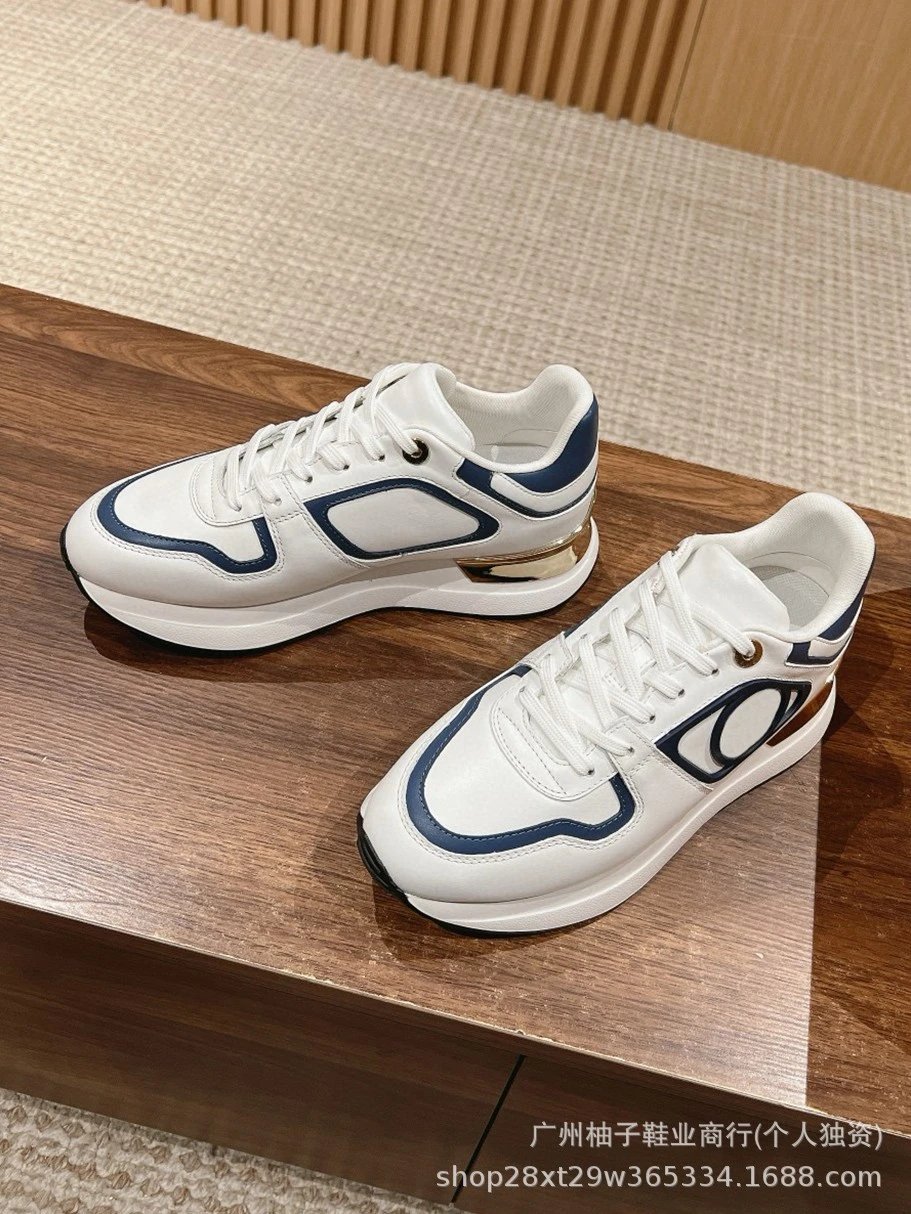 Off-White Diagonal Denim Sneakers Blue Orange - 8