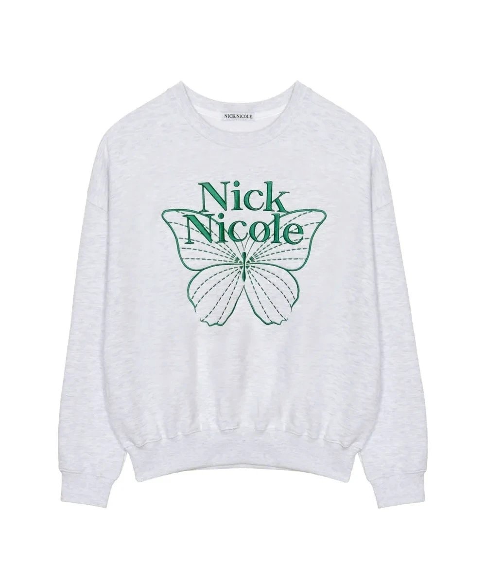 Nick Nicole Butterfly Graphic Sweatshirt Black - 64