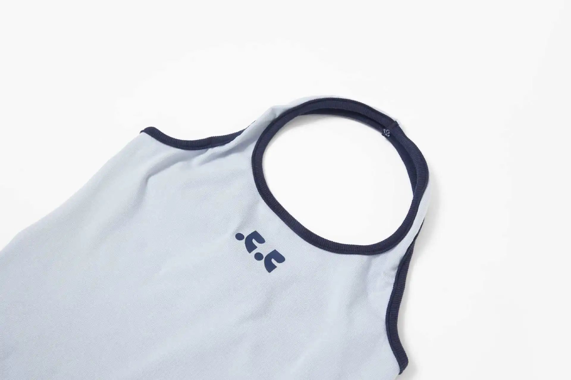 GRA Halter Neck Tank Top Gray - 12