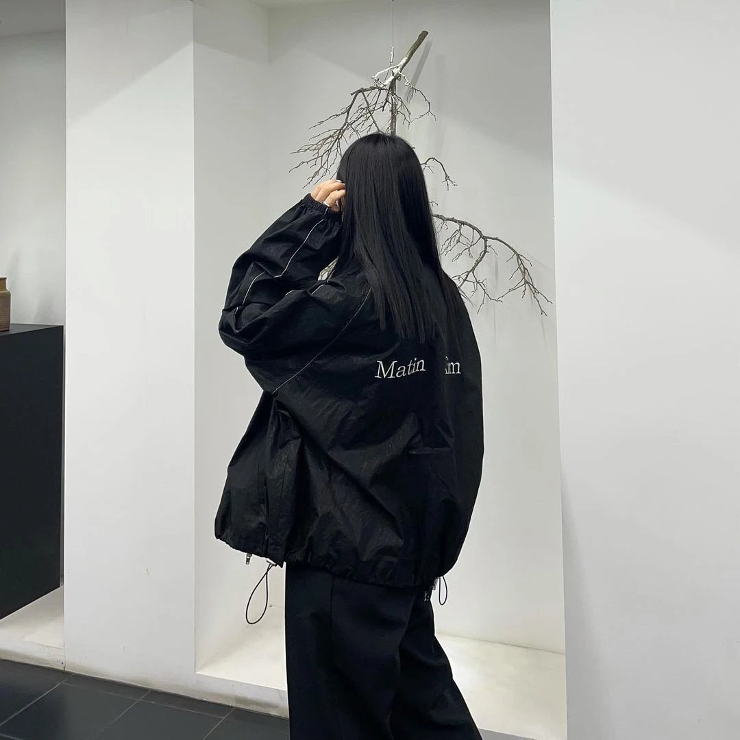 Matin Kim Windbreaker White Outerwear - 43