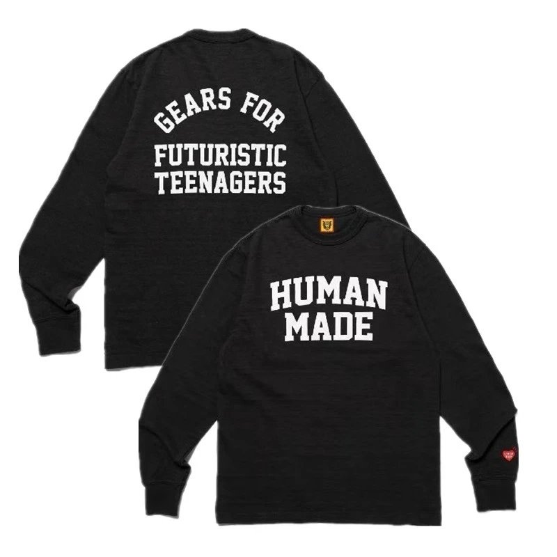 Human Made Tiger Graphic Long-Sleeve T-Shirt Army Green - 6