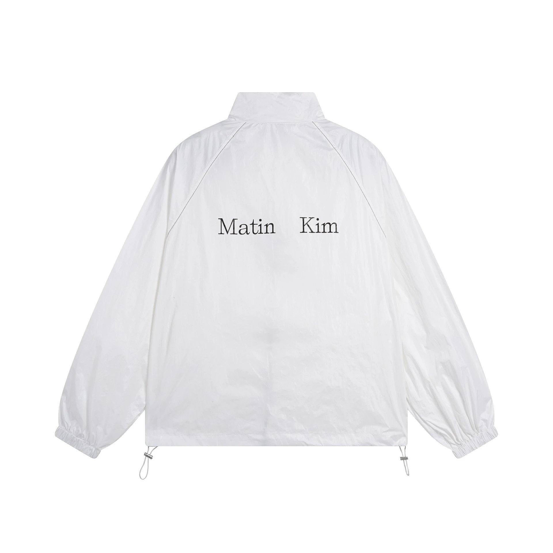 Matin Kim Windbreaker White Outerwear - 6