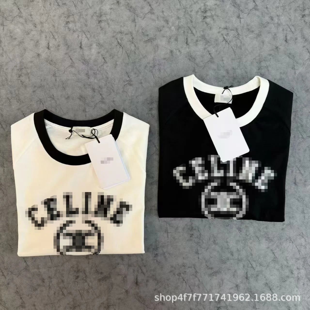 Off-White Pixelated Logo Ringer T-Shirt White/Black - 12
