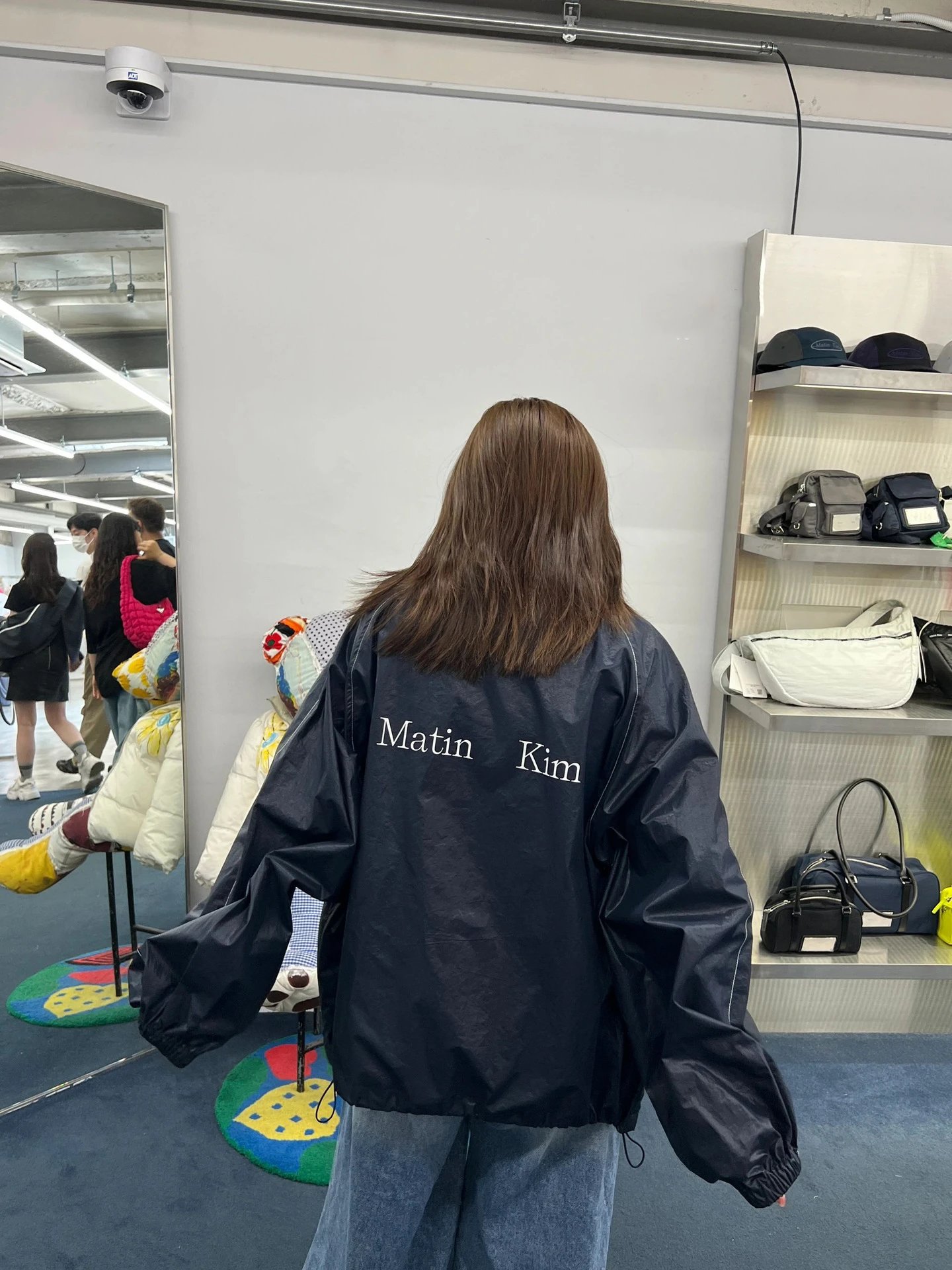 Matin Kim Windbreaker White Outerwear - 38