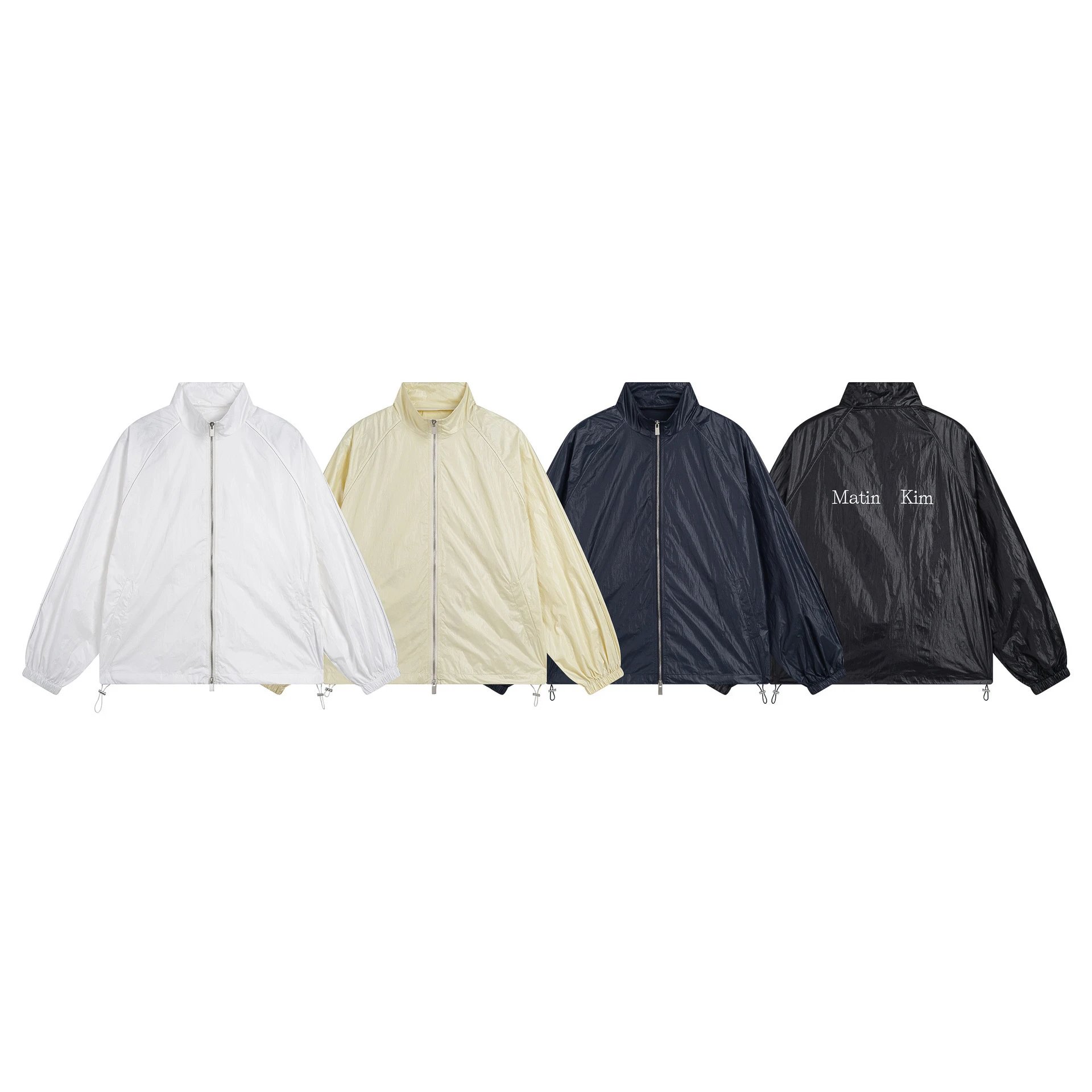 Matin Kim Windbreaker White Outerwear - 3