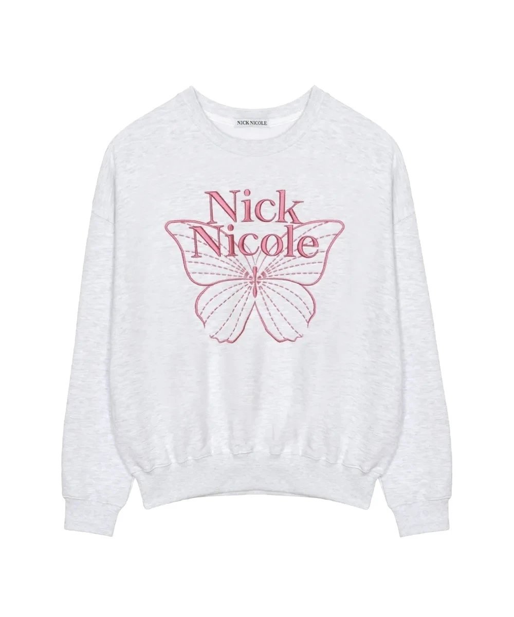 Nick Nicole Butterfly Graphic Sweatshirt Black - 61