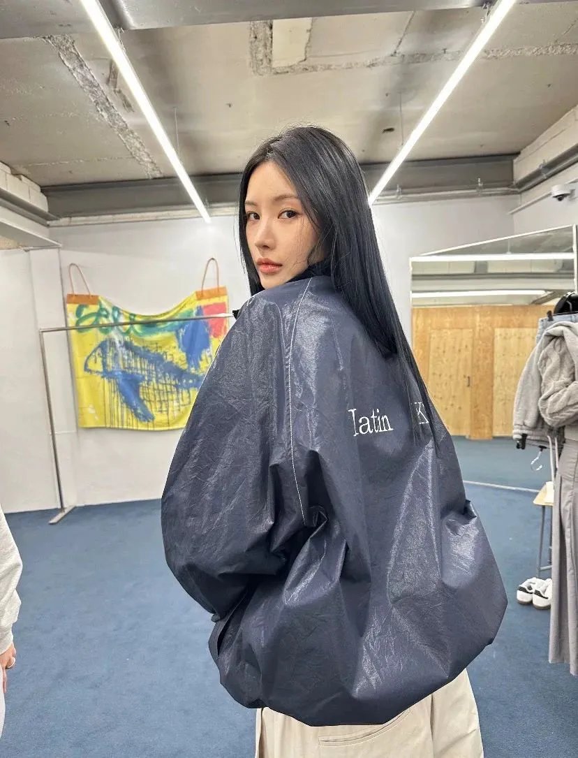 Matin Kim Windbreaker White Outerwear - 23