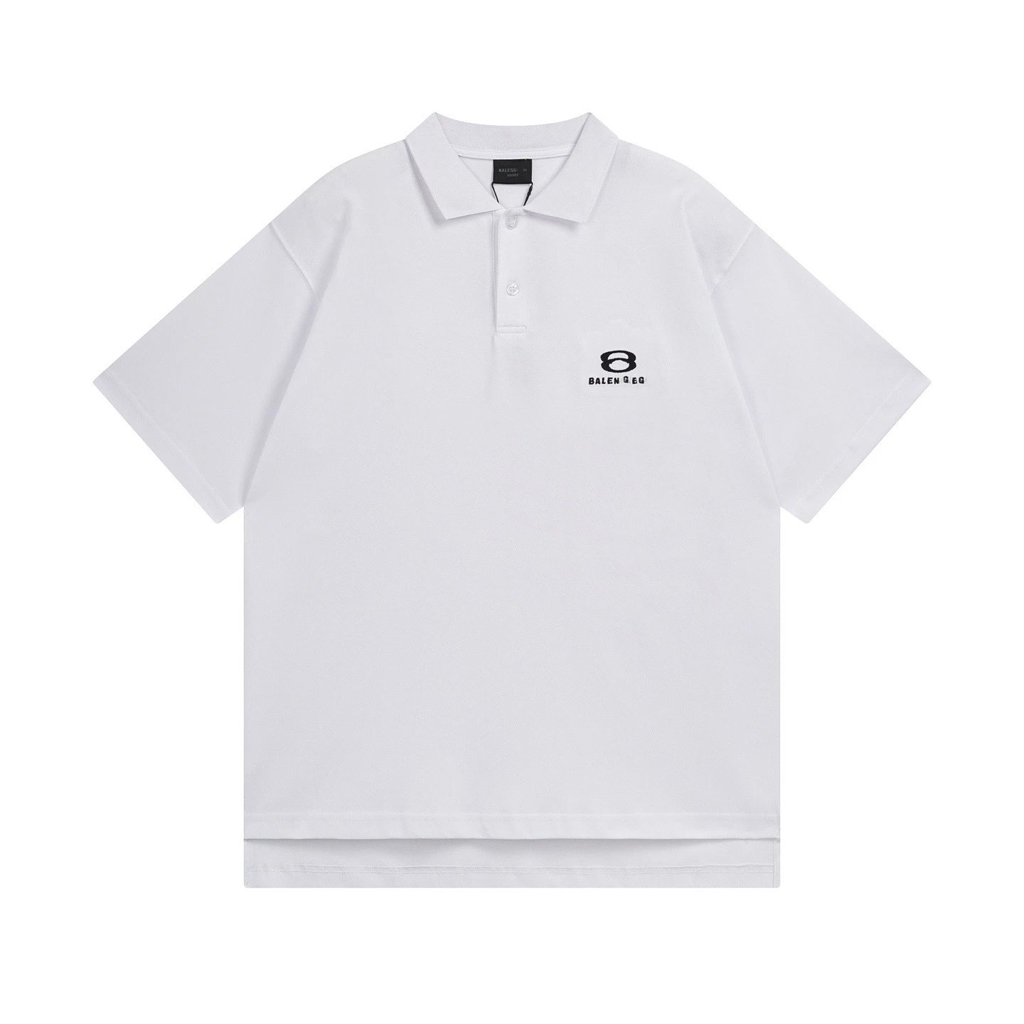 Balenciaga Logo Polo Black Polo - 3