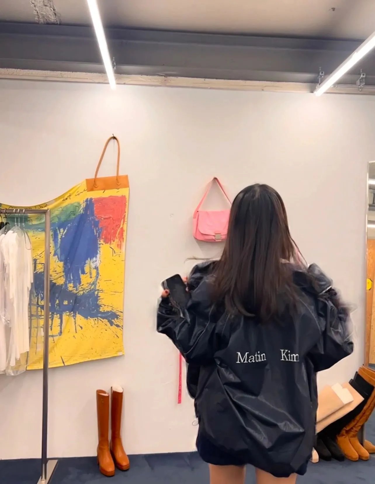 Matin Kim Windbreaker White Outerwear - 35