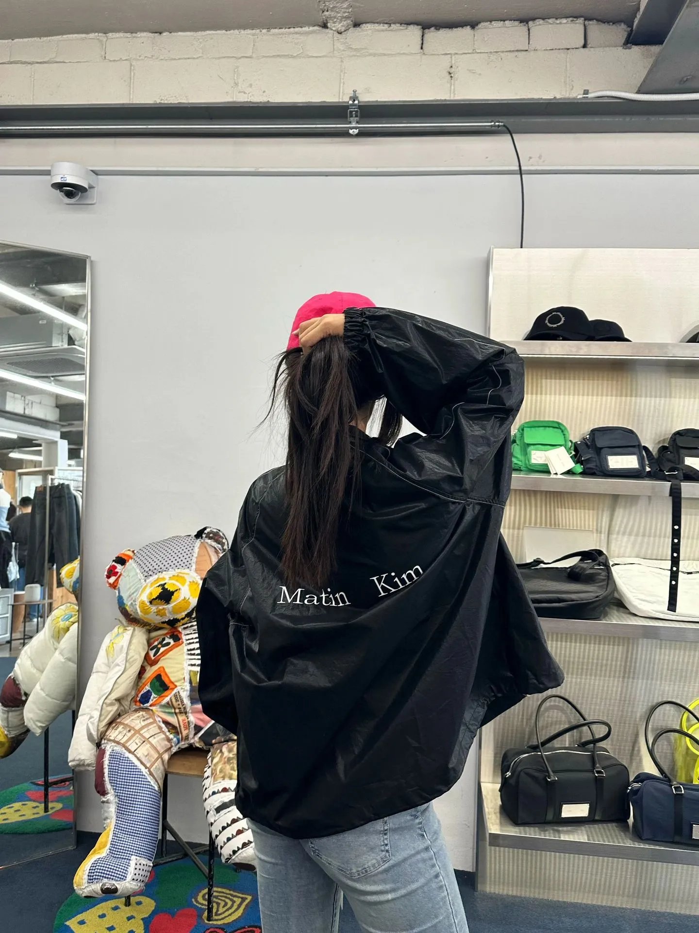 Matin Kim Windbreaker White Outerwear - 45