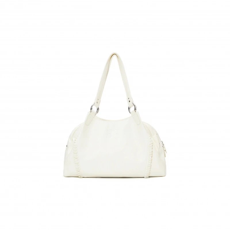 as"on Shoulder Bags Slouchy Motorcycle Bag — 133 ason Hobo Bag - White